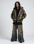 Y2k camouflage jacket, streetwear camouflage jacket, y2k jackets