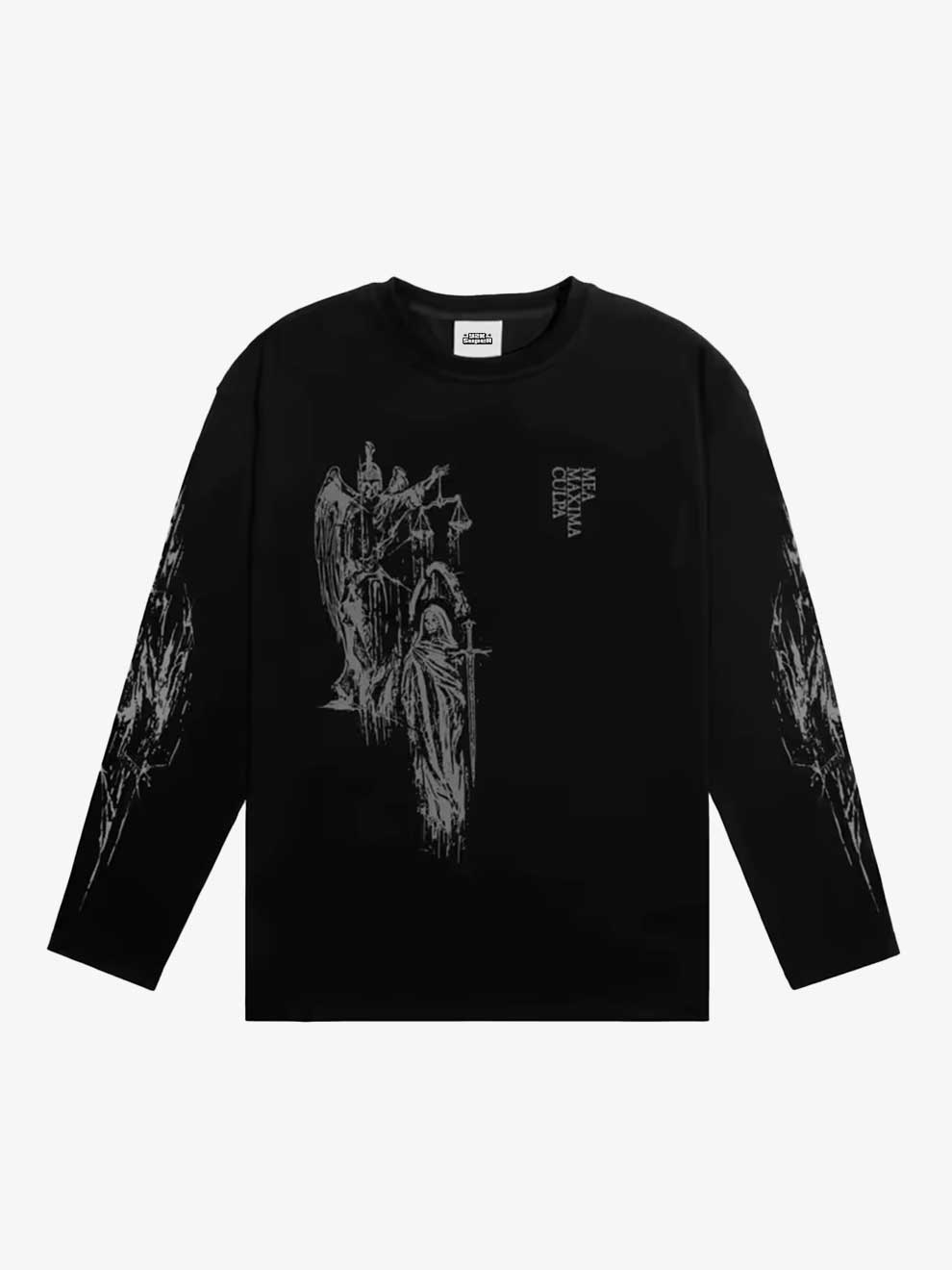 MIA MAXIMA CULPA GRAPHIC LONG SLEEVE T-SHIRT