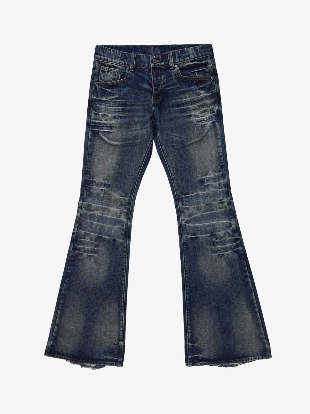 MID DRIFT BOOTCUT HIGH STREET FLARED JEANS