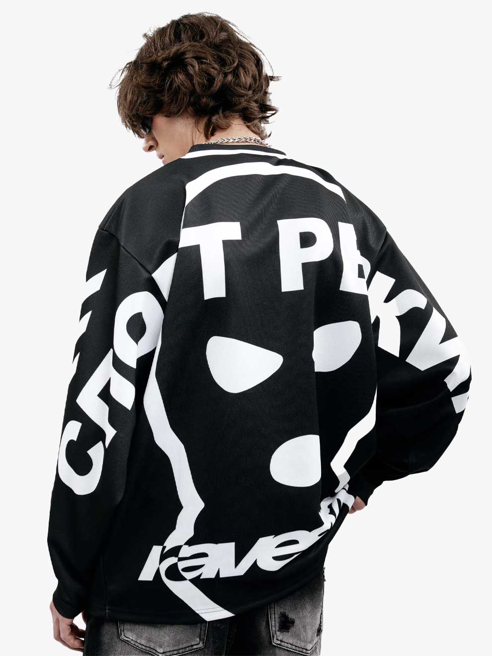 RACING THIEVES Y2K RETRO LONH SLEEVE JERSEY