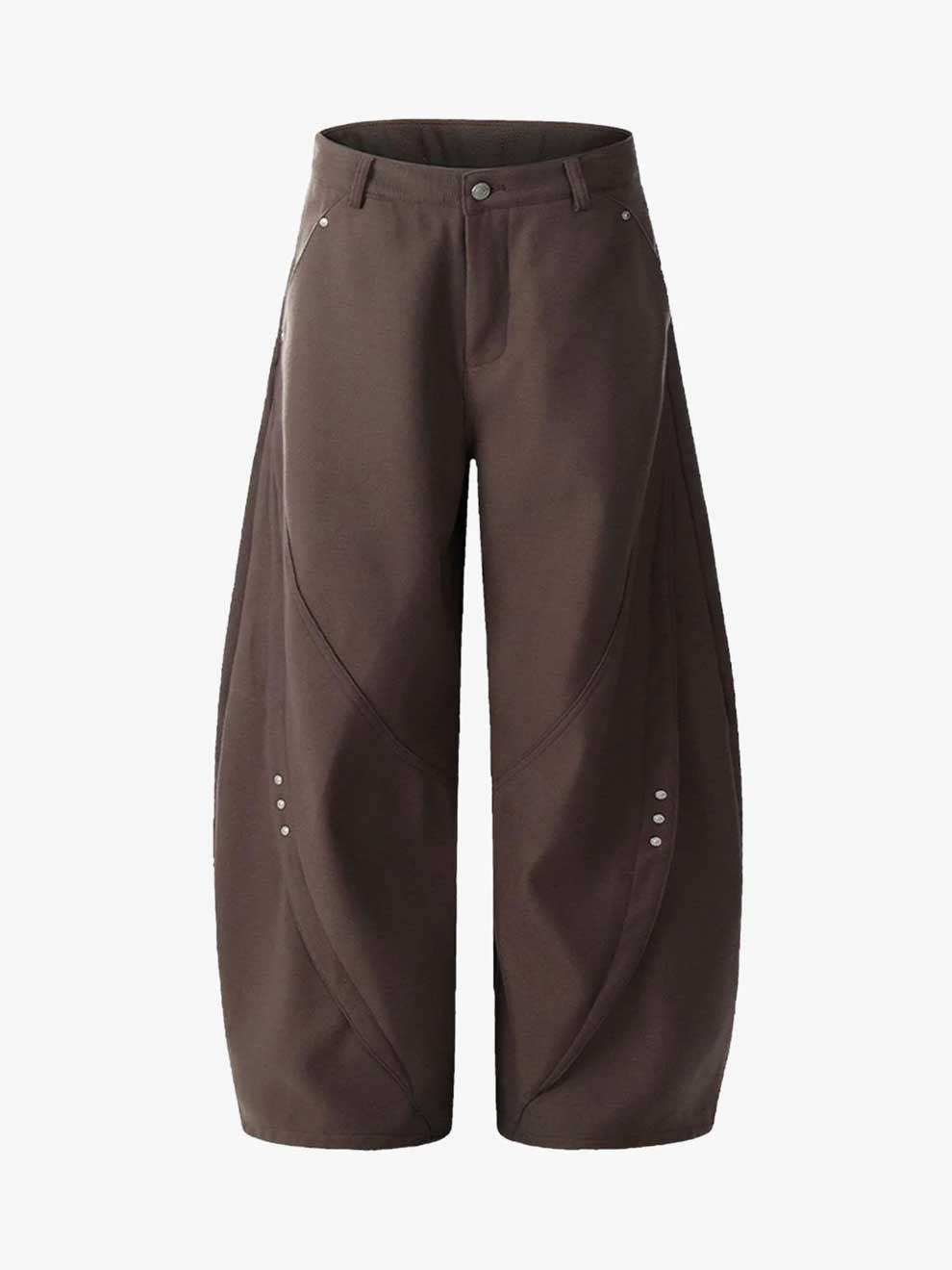SCIMITAR BLACK TROUSER BAGGY ASIAN BARREL PANTS