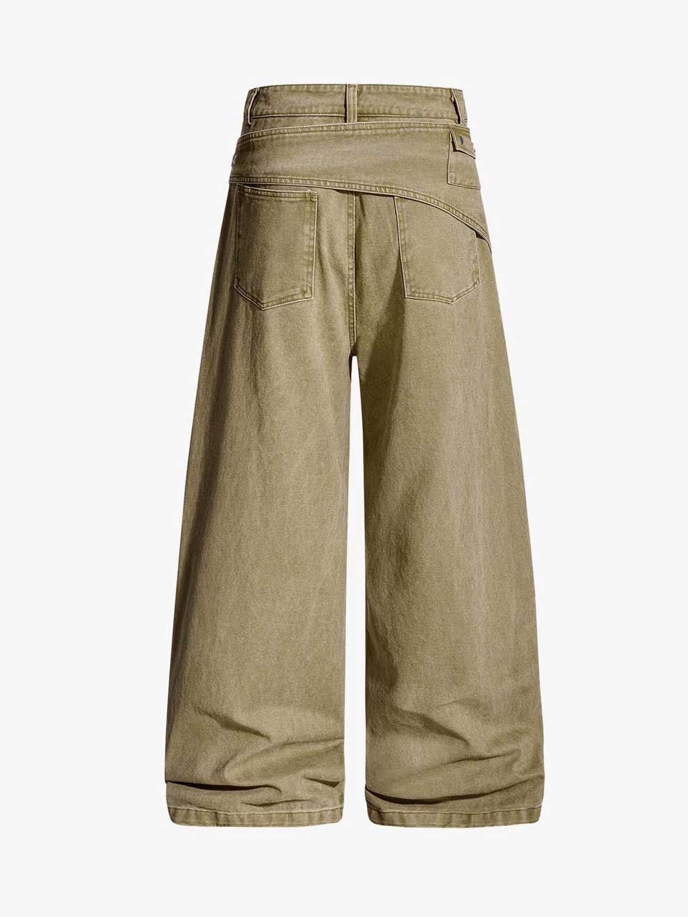 STREET DETACHABLE BELT BAGGY PANTS