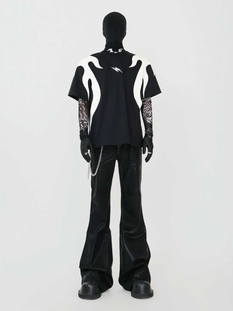 WAX LEATHER ROPA HOMBRE Y2K FLARE PANTS